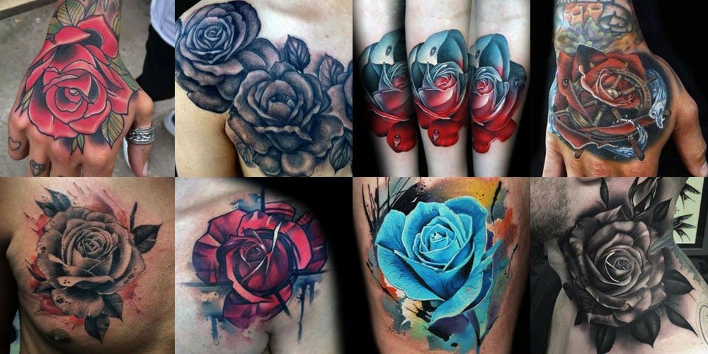101 Best Rose Tattoos For Men: Cool Designs + Ideas (2021 Guide)
